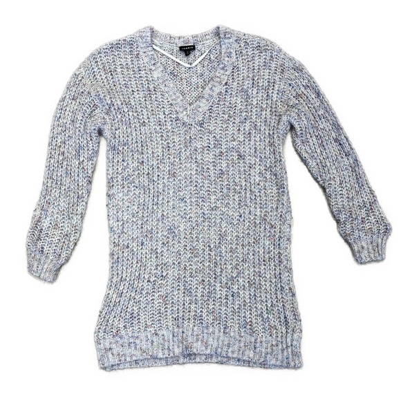 Torrid Confetti Knit V-Neck Sweater Torrid sz 0 US sz 12 - Picture 1 of 12